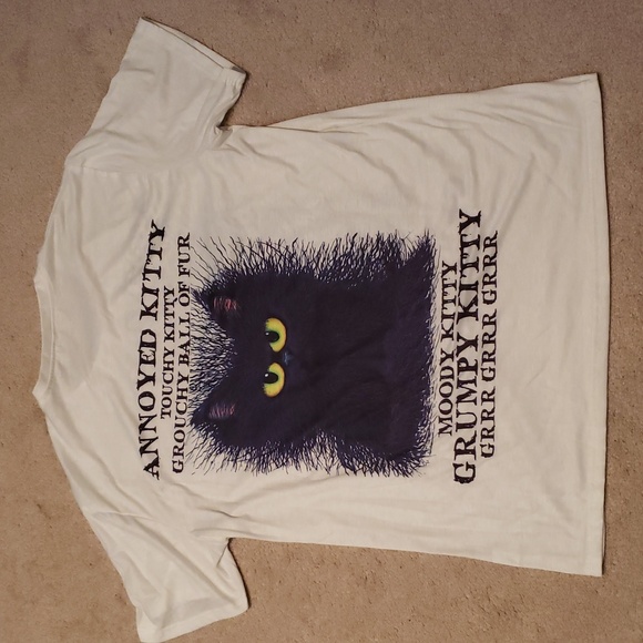 Annoyed Kitty Graphic T-Shirt - Picture 2 of 5